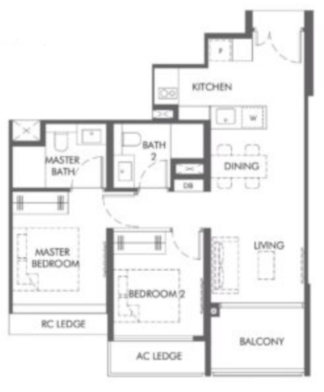 The Hill @ One-North - Floor Plan