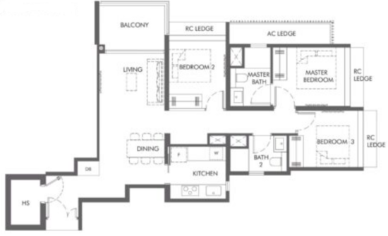 The Hill @ One-North - Floor Plan