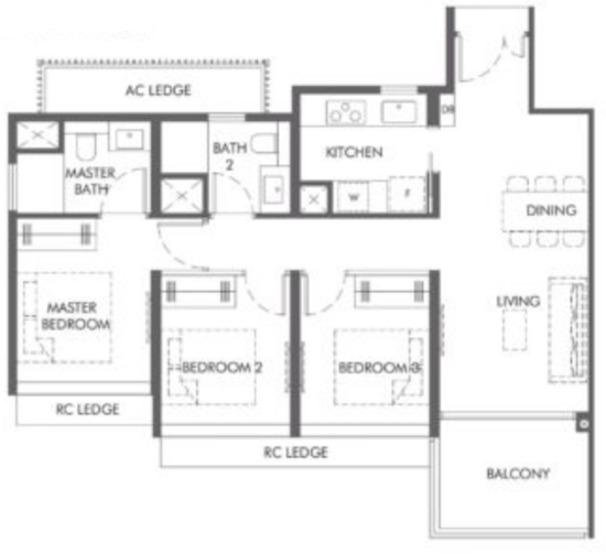 The Hill @ One-North - Floor Plan