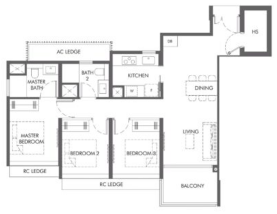 The Hill @ One-North - Floor Plan