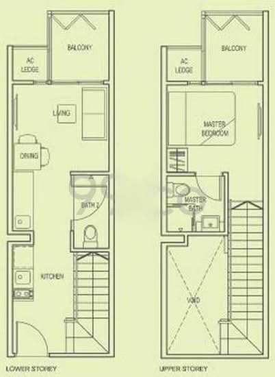 #1 Loft - Floor Plan