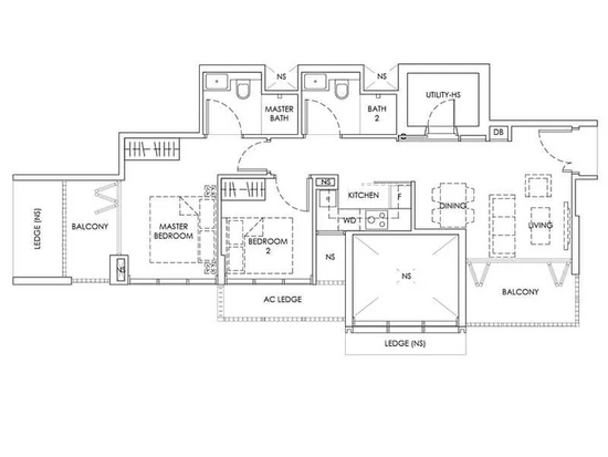 Sanctuary @ Newton - Floor Plan