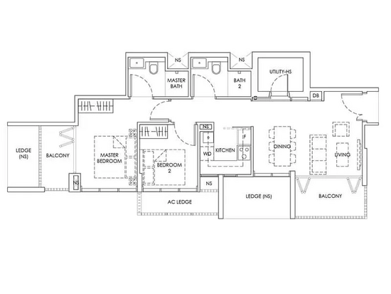 Sanctuary @ Newton - Floor Plan