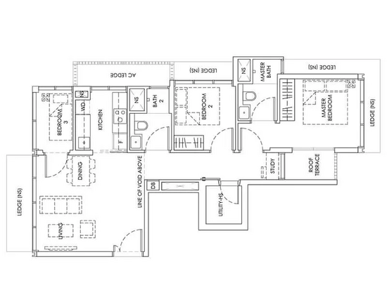 Sanctuary @ Newton - Floor Plan