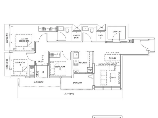 Sanctuary @ Newton - Floor Plan