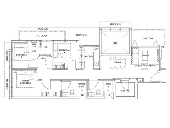 Sanctuary @ Newton - Floor Plan