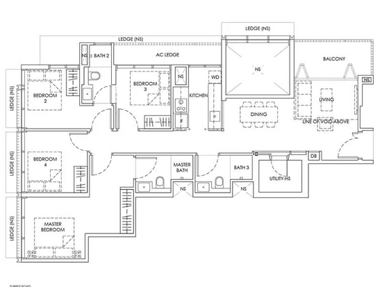 Sanctuary @ Newton - Floor Plan