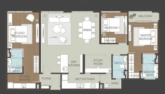 Ativo Suites @ Damansara Avenue - Floor Plan - iProperty.com.my
