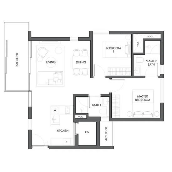 10 Evelyn - Floor Plan