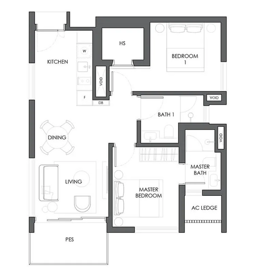 10 Evelyn - Floor Plan