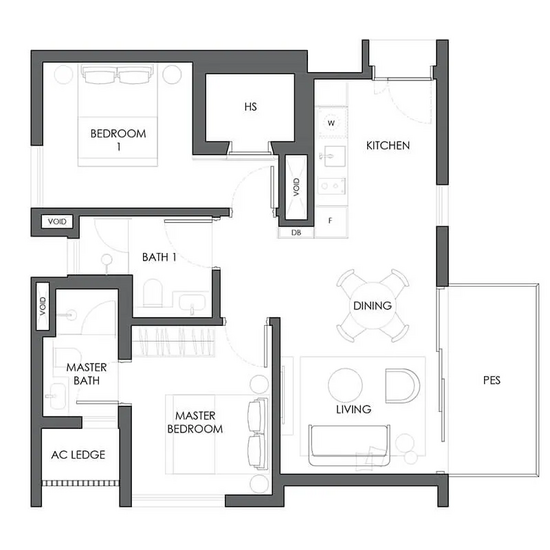 10 Evelyn - Floor Plan