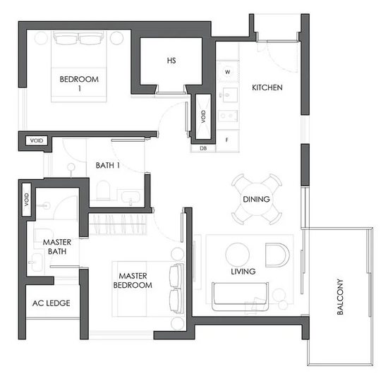 10 Evelyn - Floor Plan