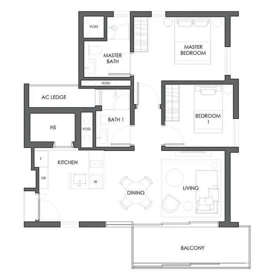 10 Evelyn - Floor Plan