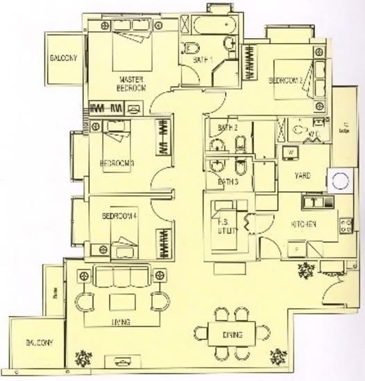 Grosvenor View - Floor Plan