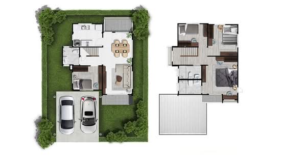 ศุภาลัย ปาล์มวิลล์ ม่อนกระทิง-ลำปาง - Floor Plan