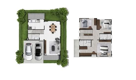 ศุภาลัย ปาล์มวิลล์ ม่อนกระทิง-ลำปาง - Floor Plan