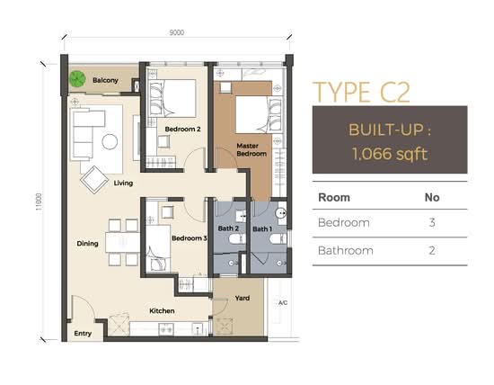 Kuchai East - Floor Plan - iProperty.com.my