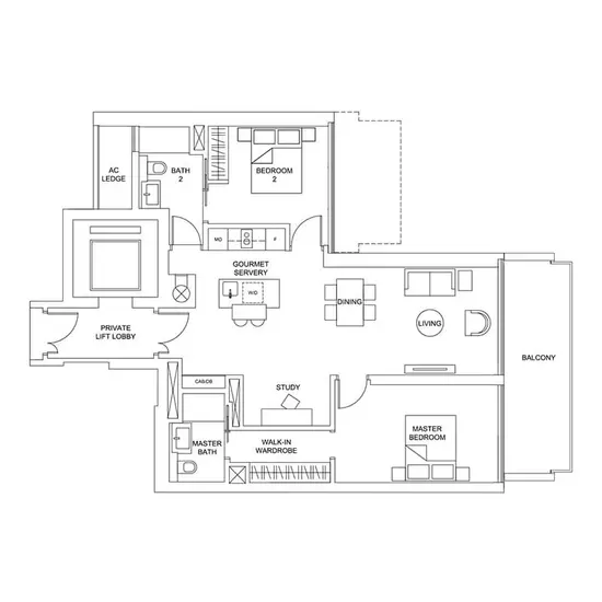 Marina One Residences - Floor Plan