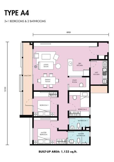 Citizen @ Old Klang Road - Floor Plan - iProperty.com.my