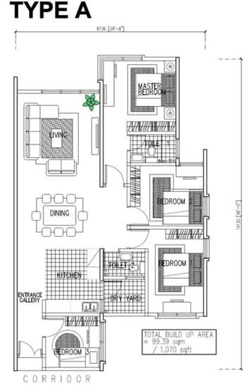 Ehsan Residence - Floor Plan - iProperty.com.my