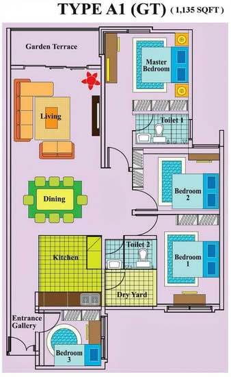Ehsan Residence - Floor Plan - iProperty.com.my