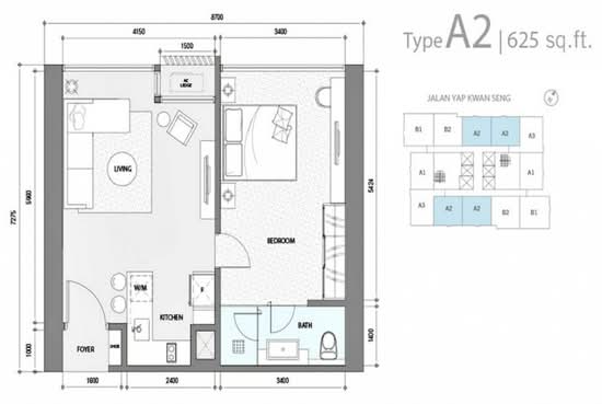 Star Residences Two - Floor Plan - iProperty.com.my