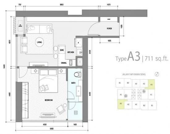 Star Residences Two - Floor Plan - iProperty.com.my