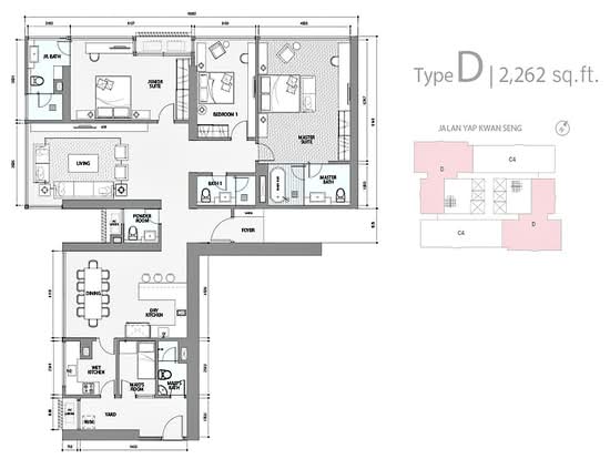 Star Residences Two - Floor Plan - iProperty.com.my