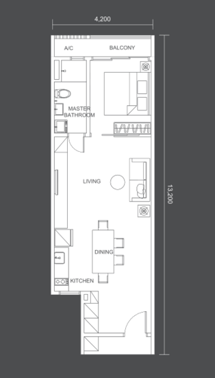DENAI 128 (HABITUS) - Floor Plan - iProperty.com.my