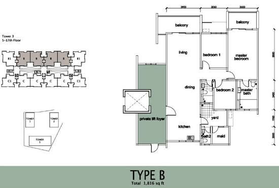 Paragon 3 - Floor Plan - iProperty.com.my