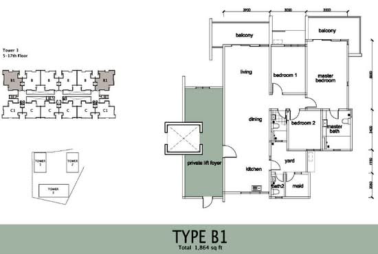 Paragon 3 - Floor Plan - iProperty.com.my