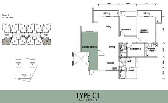 Paragon 3 - Floor Plan - iProperty.com.my