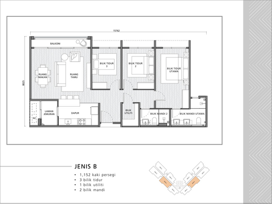 Arica Executive Homes - Floor Plan - iProperty.com.my