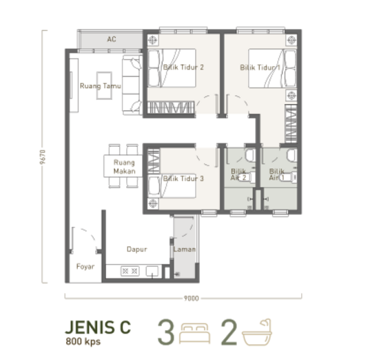 PANGSAPURI HARMONI TWL - Floor Plan - iProperty.com.my