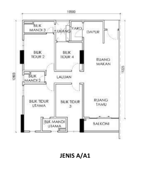 PANGSAPURI KELISA EMAS - Floor Plan - iProperty.com.my