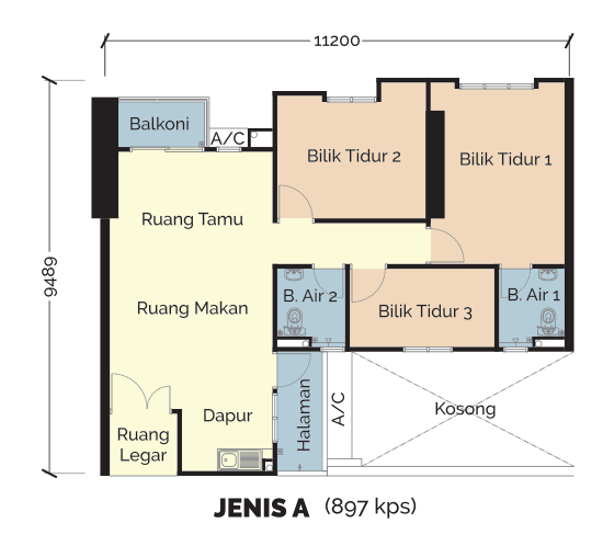 PANGSAPURI PINGGIRAN MACHANG BUBOK 2 - Floor Plan - iProperty.com.my