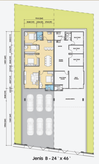 LORONG LAKSAMANA - Floor Plan - iProperty.com.my