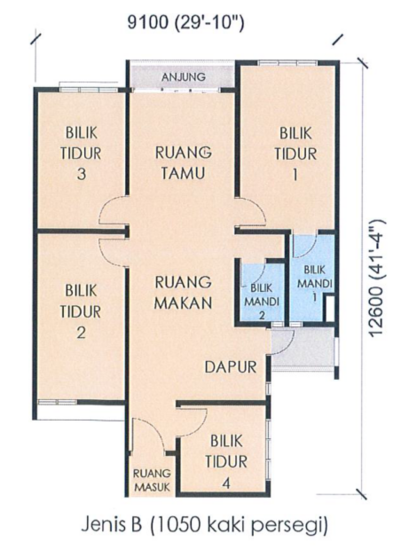 Residensi Bukit Palma 3 (Palm Hill Residence 3) - Floor Plan - iProperty.com.my