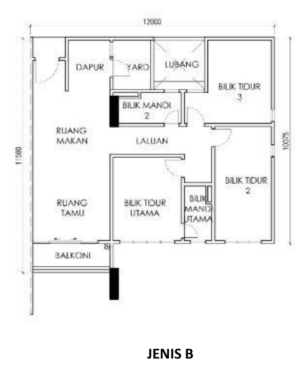 PANGSAPURI KELISA EMAS - Floor Plan - iProperty.com.my