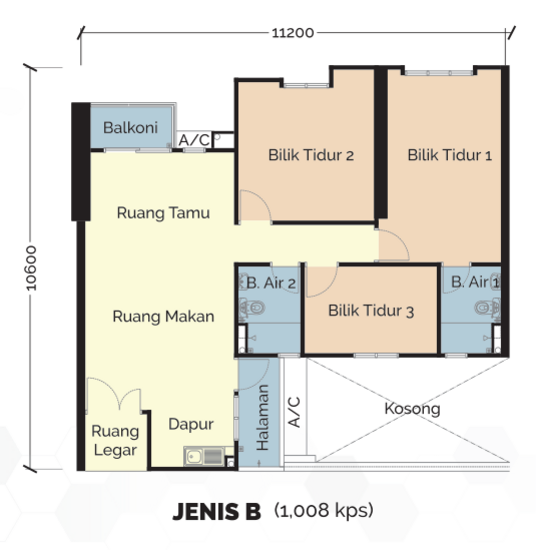 PANGSAPURI PINGGIRAN MACHANG BUBOK 2 - Floor Plan - iProperty.com.my