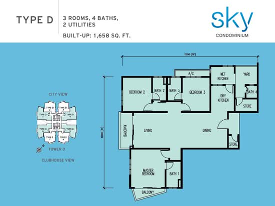 Sky Condominium (Skyz Residence) - Floor Plan - iProperty.com.my