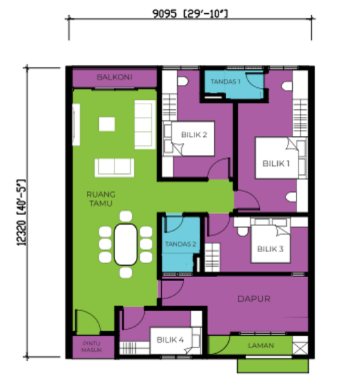 RESIDENSI MUTIARA AUSTIN - Floor Plan - iProperty.com.my