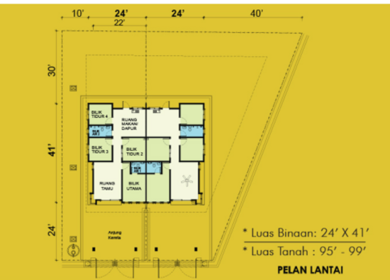 TAMAN D'PINGGIR BUKIT RANGIN - Floor Plan - iProperty.com.my