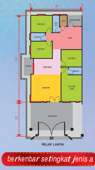 TAMAN RAMBAI TENGAH SENTOSA - Floor Plan - iProperty.com.my