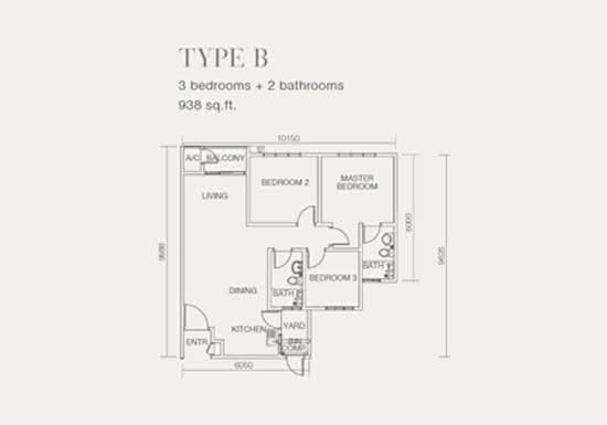 One Sentral Serviced Residence - Floor Plan - iProperty.com.my