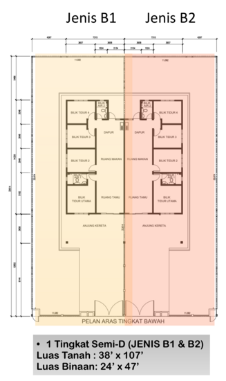 TAMAN MERU MAKMUR 3 - Floor Plan - iProperty.com.my