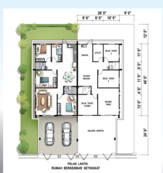 TAMAN PENAGA CHANGLUN - Floor Plan - iProperty.com.my