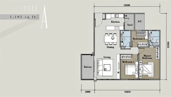 The Andes Condo Villa @ Bukit Jalil - Floor Plan - iProperty.com.my