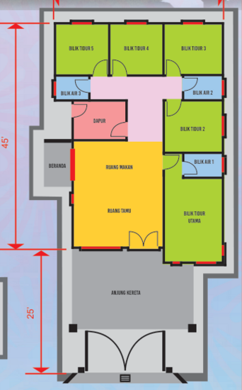 TAMAN RAMBAI TENGAH SENTOSA - Floor Plan - iProperty.com.my