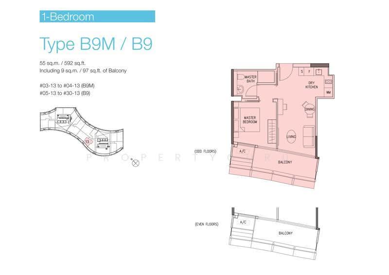 DUO Residences, 1 Fraser Street, Beach Road / Bugis / Rochor, 1 Bedroom, 592 sqft, Apartment For Rent, by Goh Gerald, 20910203 - 2D - PropertyGuru.com.sg